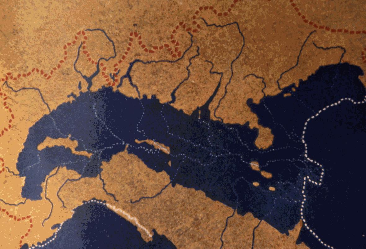 L''Italia durante il Pliocene Inferiore